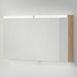 Peilikaappi INR Stage Plus 140, Natural Oak, 4 ovea, pistorasia