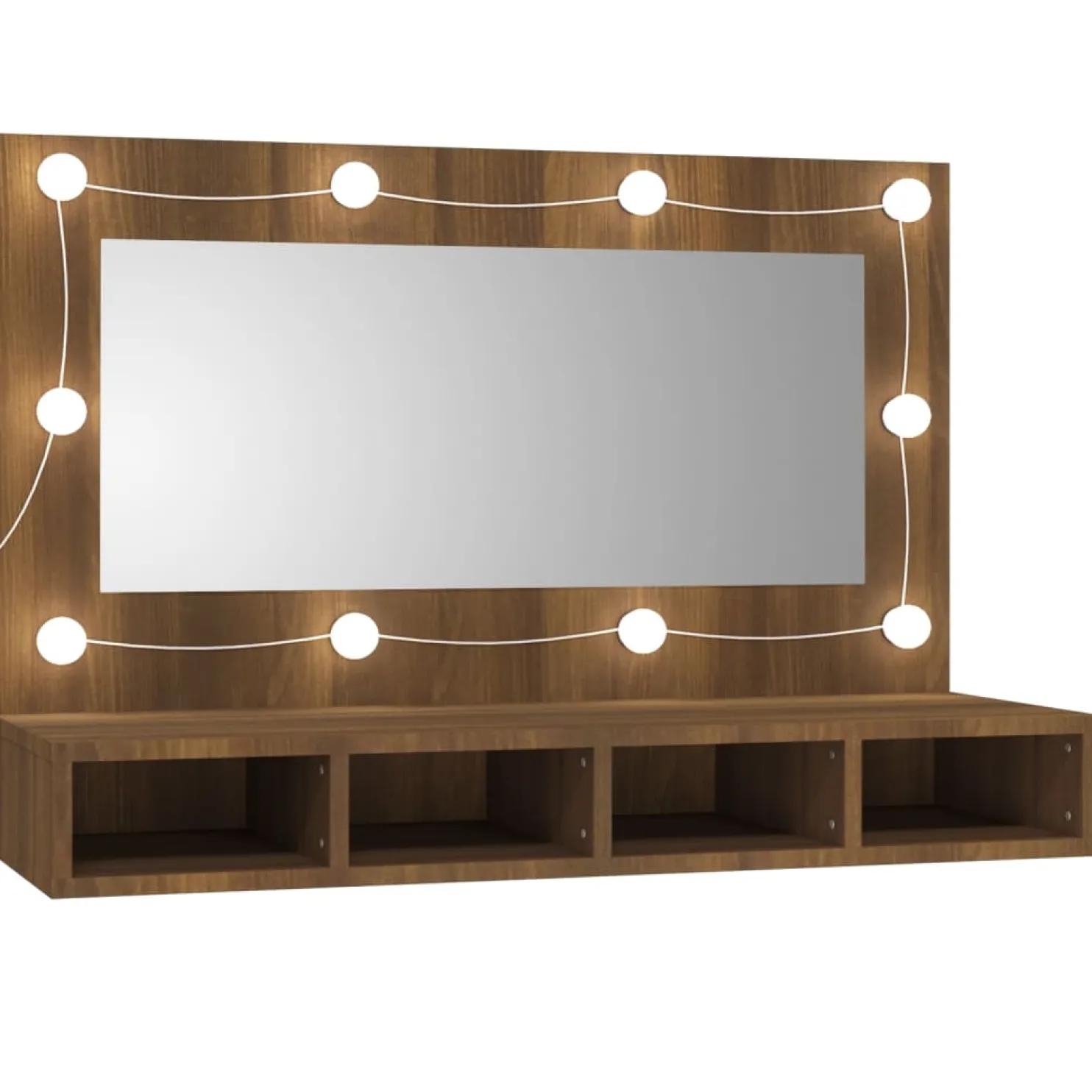 Peilikaappi LED-valoilla, 90x31,5x62 cm, eri värejä (15395)