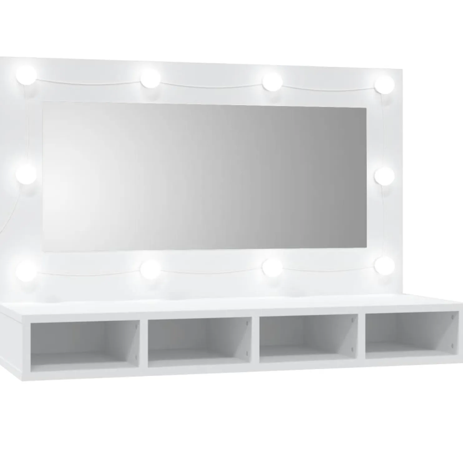 Peilikaappi LED-valoilla, 90x31,5x62 cm, eri värejä (15395)