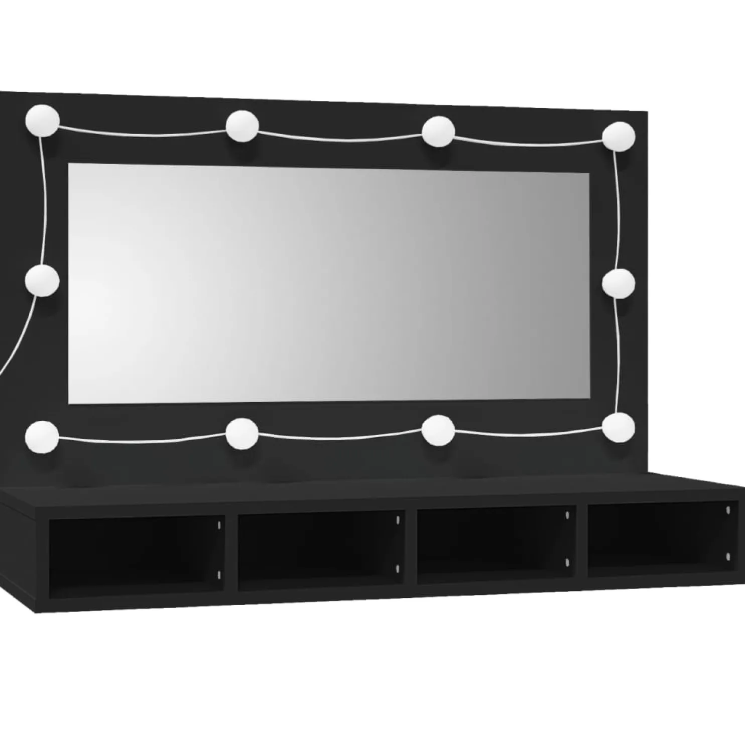 Peilikaappi LED-valoilla, 90x31,5x62 cm, eri värejä (15395)