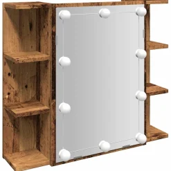 Peilikaappi LED-valoilla, 70x16,5x60 cm, eri värejä (15393)