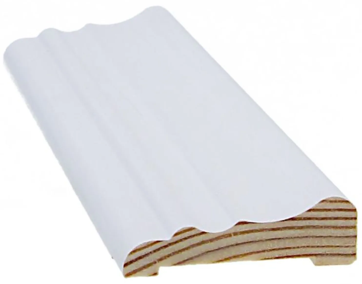 Peitelista/koristelista Cent 15x52x3300 mm mänty valkoinen
