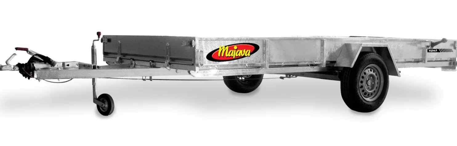 Peräkärry Majava M 8540 J KVJ, 1350 kg, jarrullinen