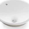 Pesuallas Bathco Cerdena B, Ø420mm, valkoinen