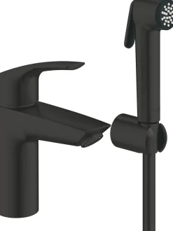 Pesuallashana bidé-suihkulla Grohe Eurosmart, mattamusta