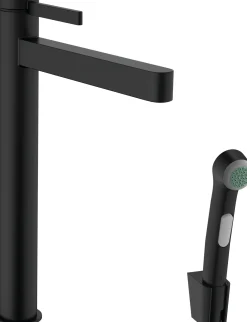 Pesuallashana Hansgrohe Finoris 260, bideesuihkulla, mattamusta