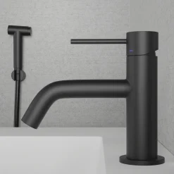 Pesuallashana Scandtap Voyage B Black, bideesuihkulla, musta