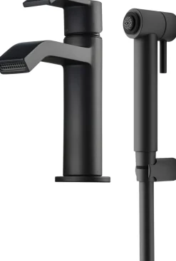 Pesuallashana Tapwell Vicco VIC069 Matte Black käsisuihkulla