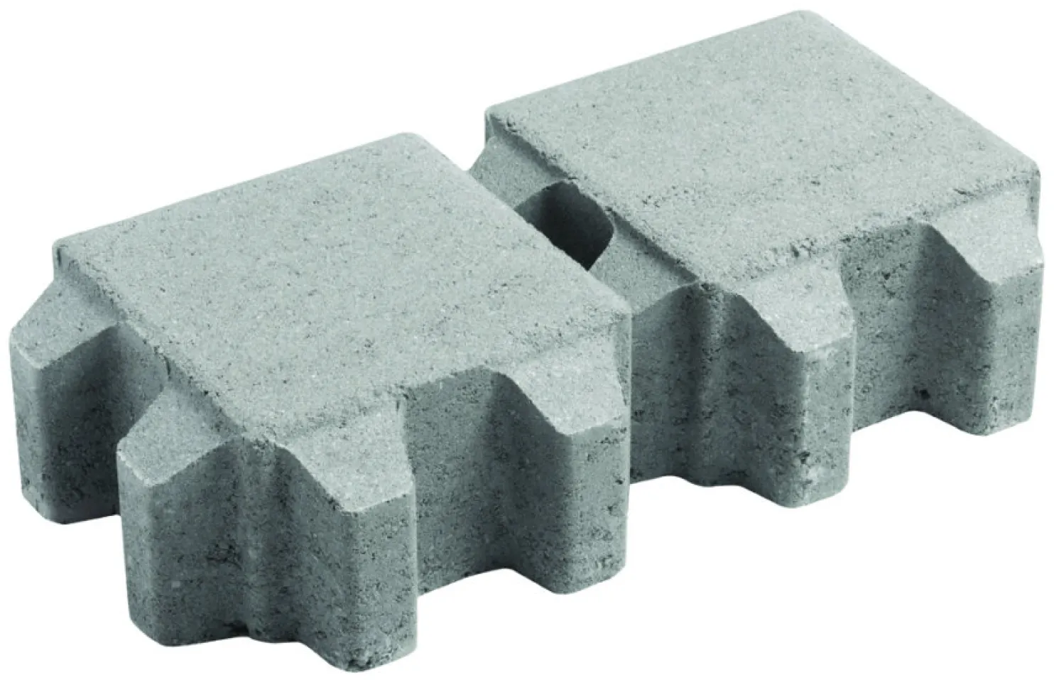 Pihakivi Lakka Nurmikivi 80 140x140x80 mm harmaa