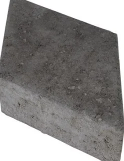 Pihakivi Rudus Rombakivi 80 334x197x80 mm sileä musta