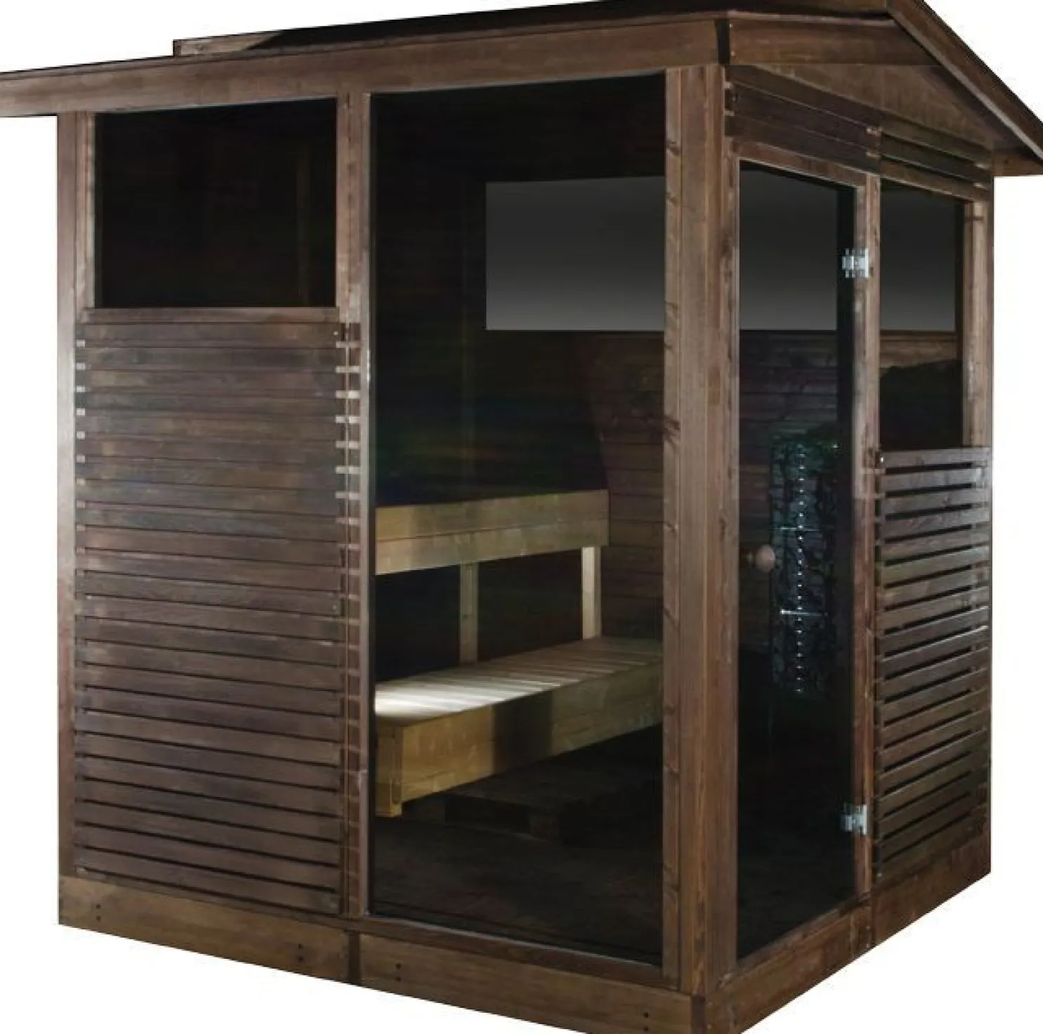 Pihasauna Kota, 4m², Narvi NC 16 -kiuaspaketilla