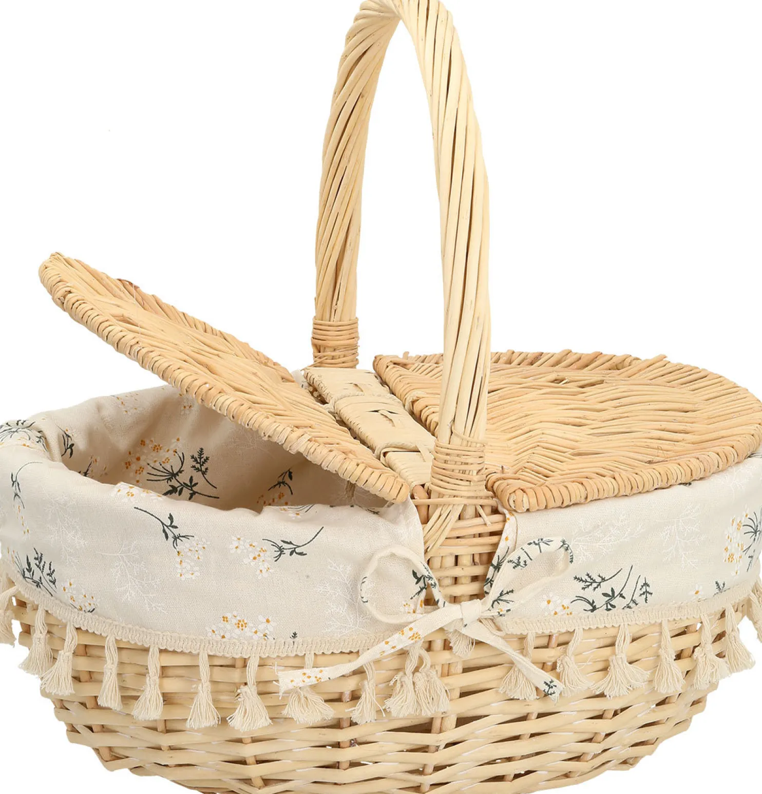 Piknikkori Home4You WILLI EMMA 40x32xK17/40 cm, beige