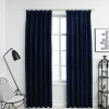 Pimennysverhot koukuilla 2kpl sametti 140x245cm