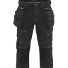 Piraattihousut Blåkläder 1991 Stretch X1900 musta