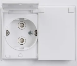 Pistorasia Impressivo 2S/16A/250V/IP44 UPJ 0X valkoinen
