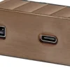 Pistorasia Limente Pick-3 USB suorakulmainen IP20 240V kupari