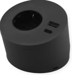 Pistorasia Limente Spot USB pinta-asennettava vapaasti tasolla seisova IP20 240V