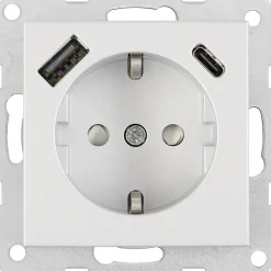 Pistorasia 1-osainen Tamcontrol Visio S 1x USB-C ja 1x USB-A - eri värejä