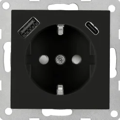 Pistorasia 1-osainen Tamcontrol Visio S 1x USB-C ja 1x USB-A - eri värejä