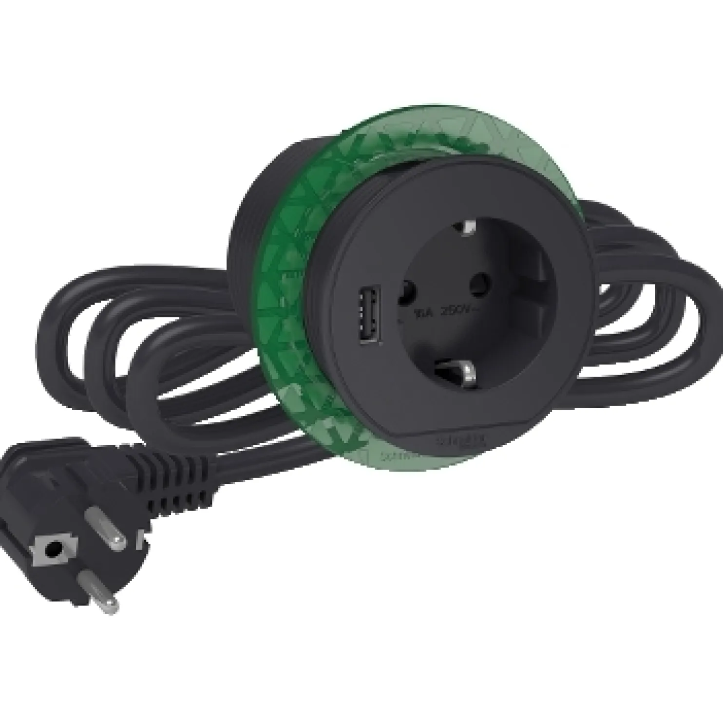 Pistorasiayksikkö XS Schuko+USB-A Schneider Electric Unica System+