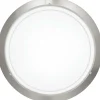 Plafondi Planet 1 Ø 290 mm valkoinen/harjattu teräs
