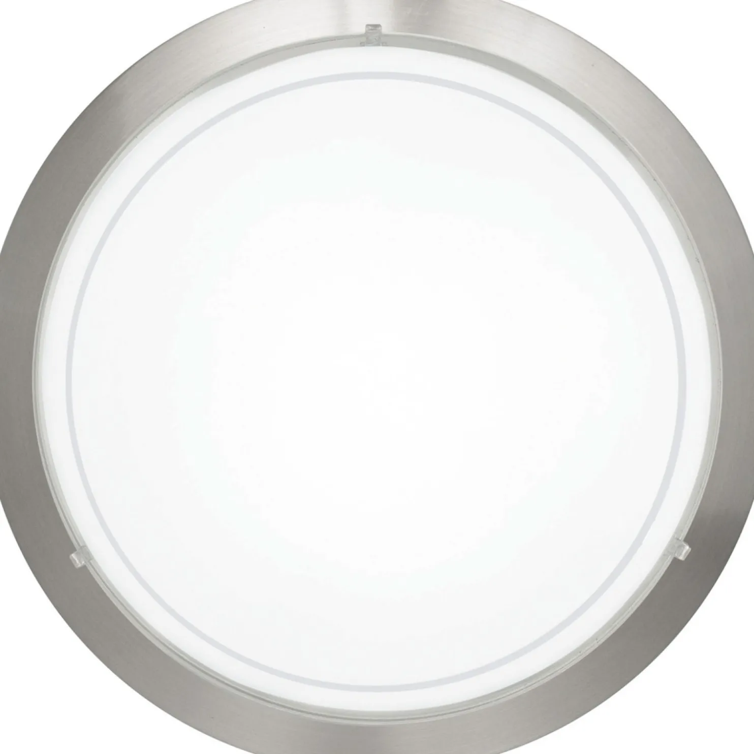 Plafondi Planet 1 Ø 290 mm valkoinen/harjattu teräs