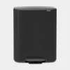Poljinroska-astia Brabantia Bo, 2x30l, Matt Black