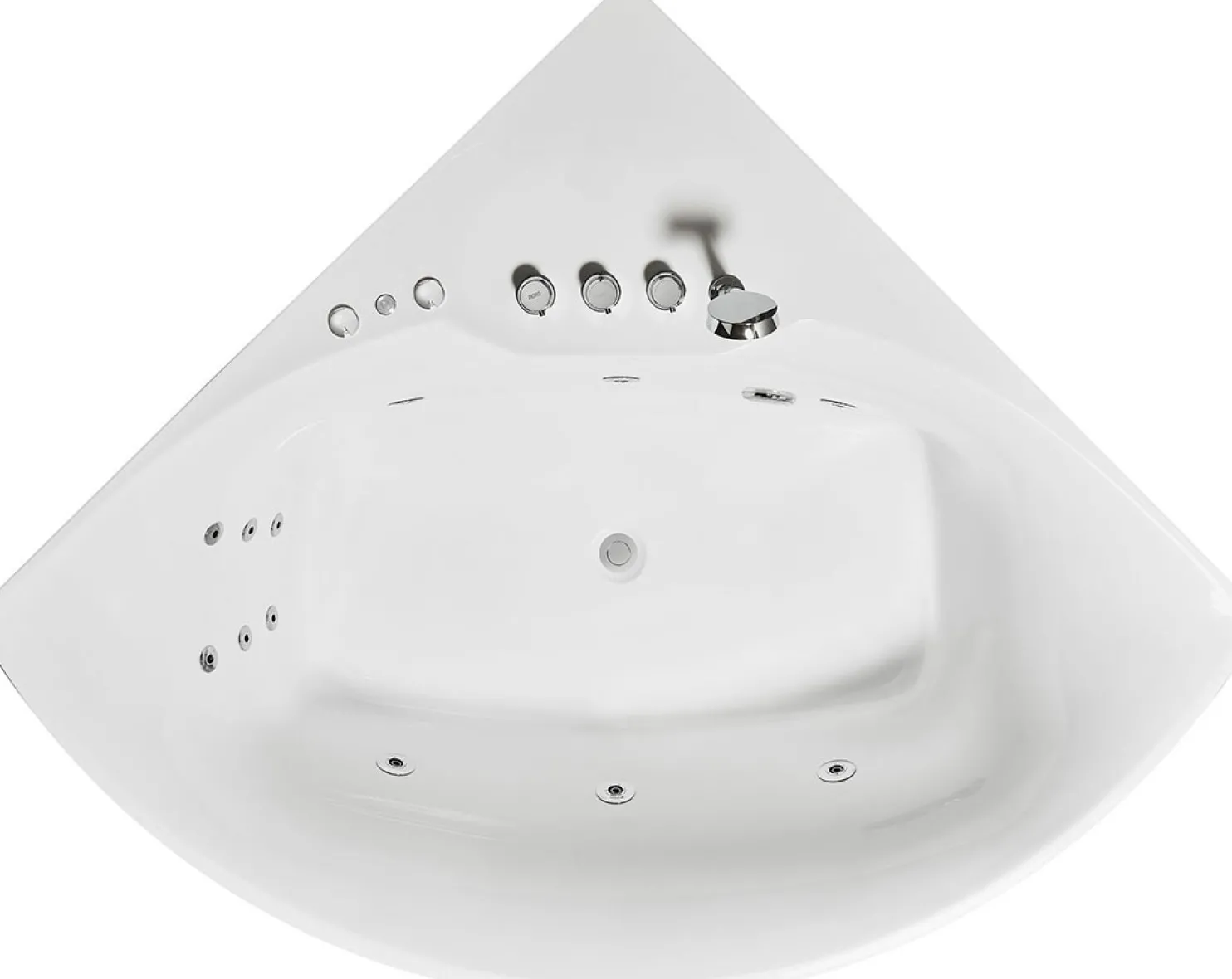 Poreamme Bathlife Rofylld Intro 1400x1400 mm valkoinen