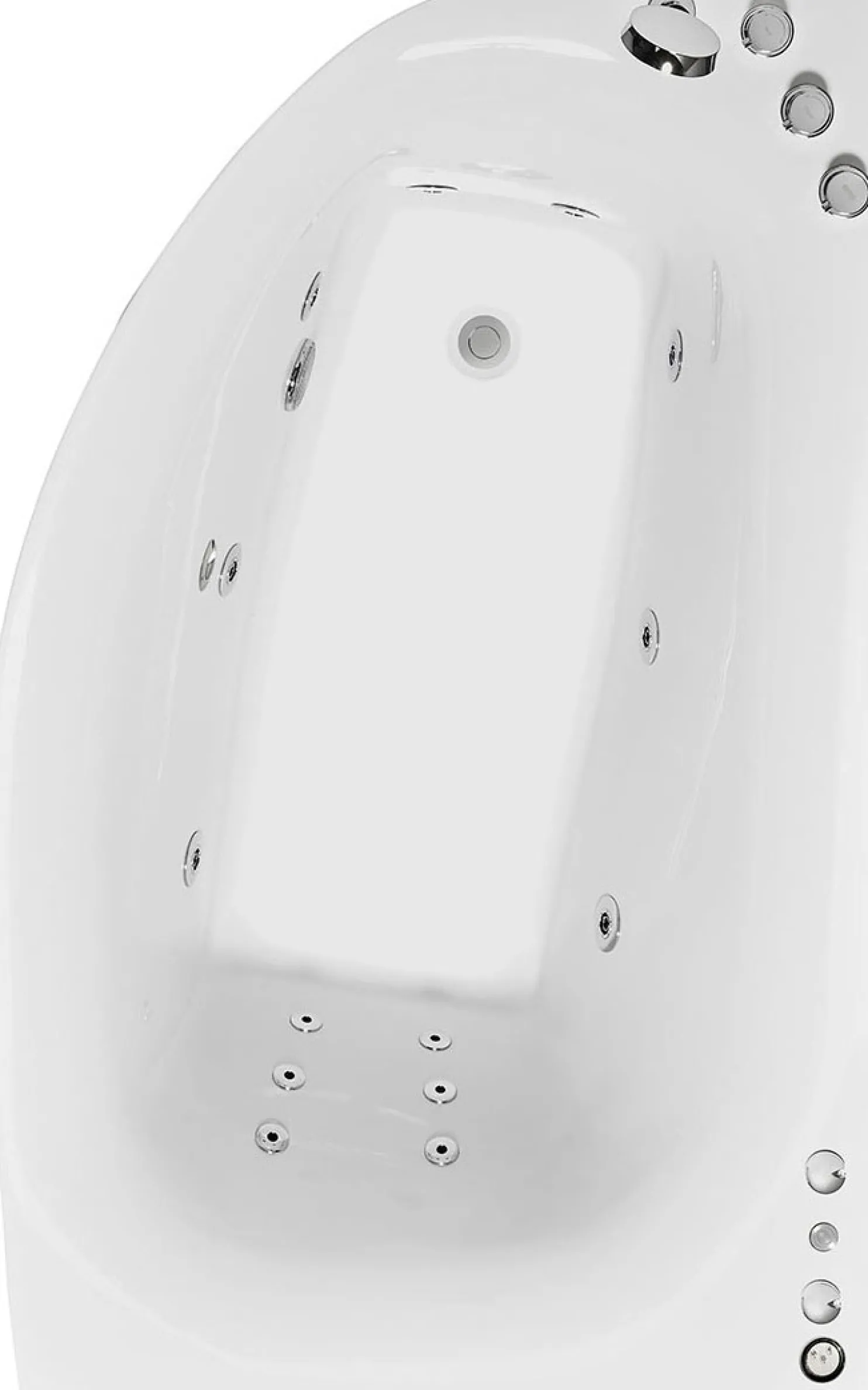 Poreamme Bathlife Trivsam Plus, 1600x1000mm, valkoinen, vasen