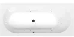 Poreamme Interia Astra Active Hydro, 1650x750x480mm, 225l, kulmikas, valkoinen