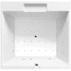 Poreamme Interia Came Active Hydro-Air, 1750x1750x500mm, 720l, valkoinen