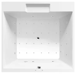 Poreamme Interia Came Active Hydro-Air, 1750x1750x500mm, 720l, valkoinen