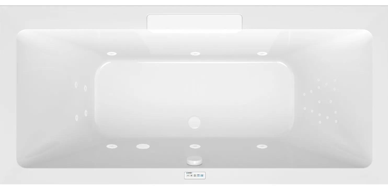 Poreamme Interia Cascata Highline Hydro, 1850x850x450mm, 290l, valkoinen