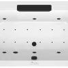 Poreamme Interia Cascata Highline Hydro-Air, 1850x850x450mm, 290l, musta/valkoinen