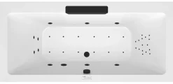 Poreamme Interia Cascata Highline Hydro-Air, 1850x850x450mm, 290l, musta/valkoinen