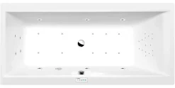 Poreamme Interia Cleo Highline Hydro-Air, 1600x750x480mm, 230l, valkoinen