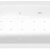 Poreamme Interia Ebro Active Hydro-Air, 1700x750x390mm, 175l, valkoinen