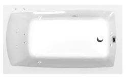Poreamme Interia Lily Active Hydro, 1400x700x390mm, 173l, valkoinen