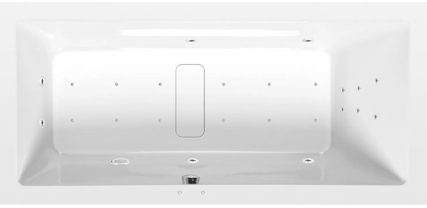 Poreamme Interia Marlene Attraction Hydro-Air, 1700x800x480mm, 313l, valkoinen
