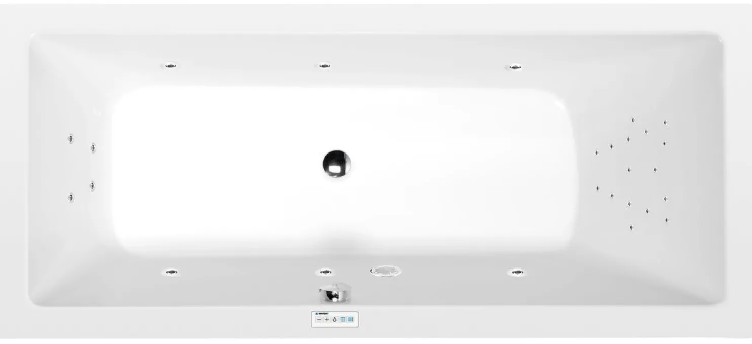 Poreamme Interia Mimoa Highline Hydro, 1700x800x390mm, 218l, valkoinen