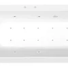 Poreamme Interia Noemi Attraction Hydro-Air, 1600x700x390mm, 183l, valkoinen
