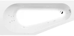 Poreamme Interia Tigra Attraction Hydro, 1500x750x460mm, vasen, 180l, valkoinen