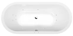 Poreamme Interia Viva Active Hydro, 1750x800x470mm, 235l, valkoinen