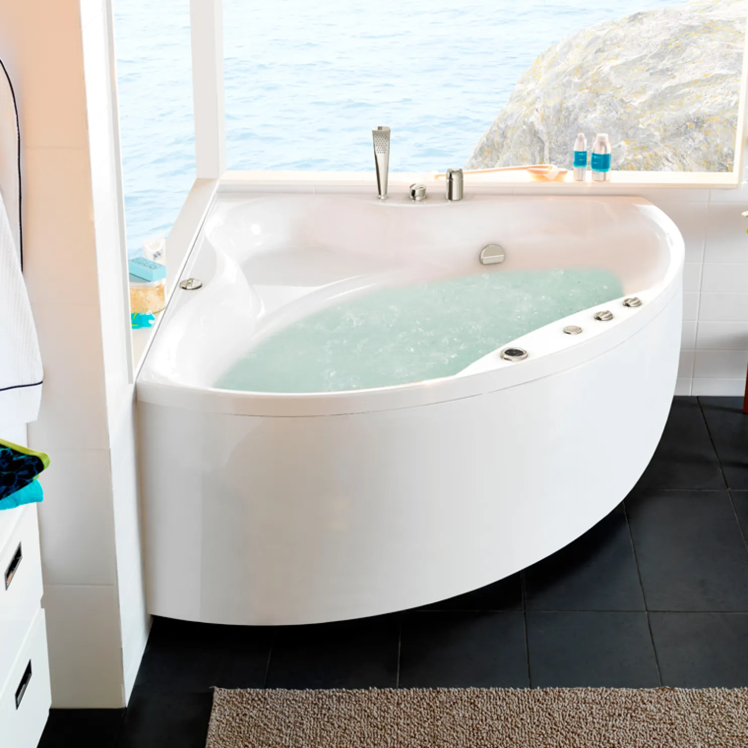 Poreamme Westerbergs Ocean 150C Comfort 2.0 akryyli valkoinen