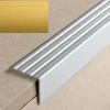 Porraskulmalista Progress Profiles Prowalk 2,7m 25mm 20mm liimakiinnitettävä anodisoitu kulta