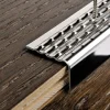 Porraskulmalista Progress Profiles Prowalk ACC 2,7m 30mm 30mm ruuvikiinnitettävä kiiltävä rst