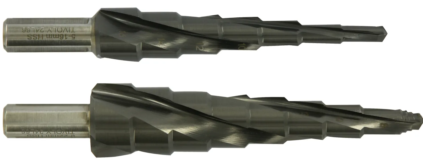 Porrasporanterä Tivoly XL HSS, 5–22mm, 2 kpl