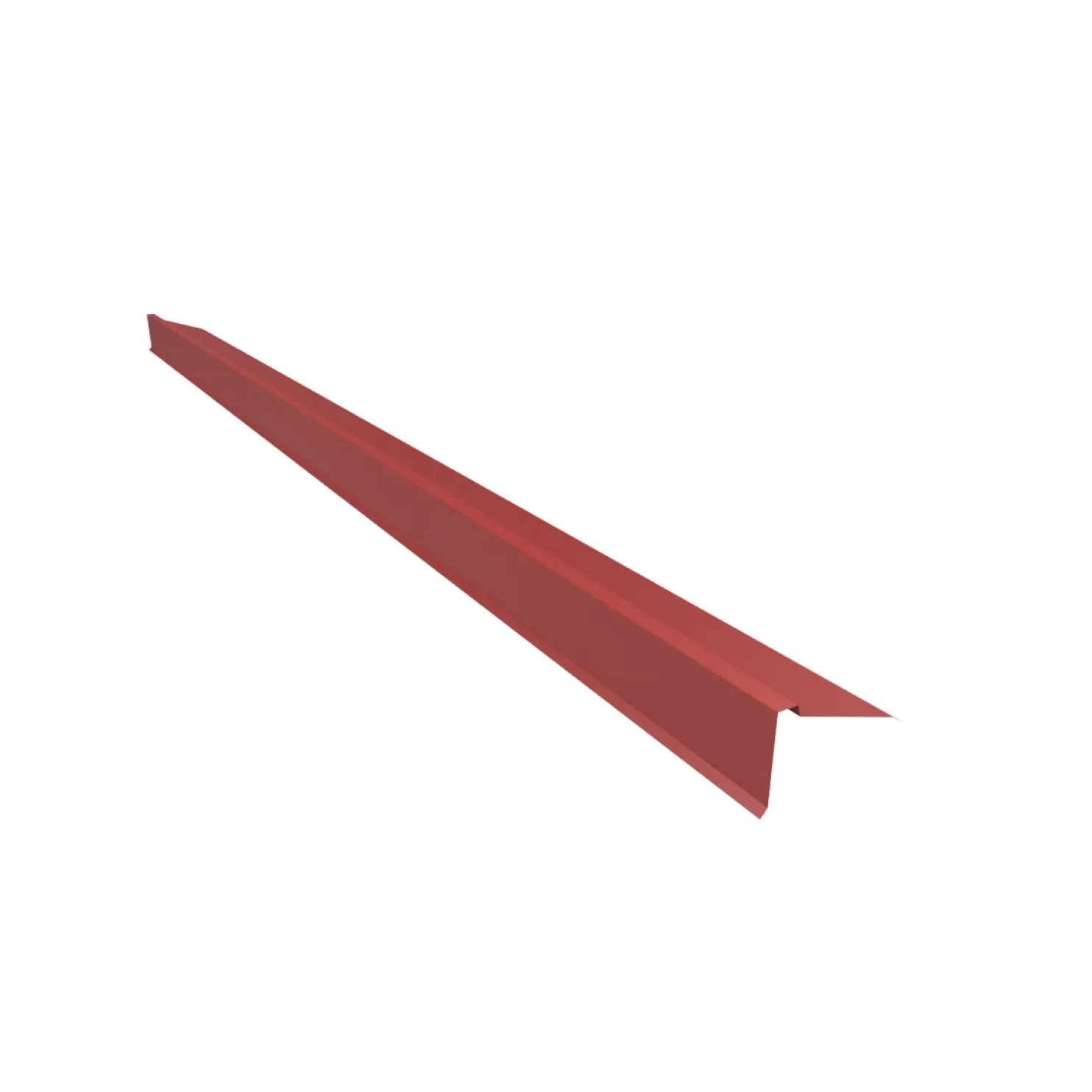 Pulpettikaton yläräystäslista Ruukki muoto- ja poimukatteille 3m Pural BT Matta eri värejä