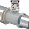 Puristus-T-haara Uponor S-Press Plus PPSU 50-25-40 mm