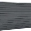 Puutarha-aita puukomposiitti 353x106cm harmaa